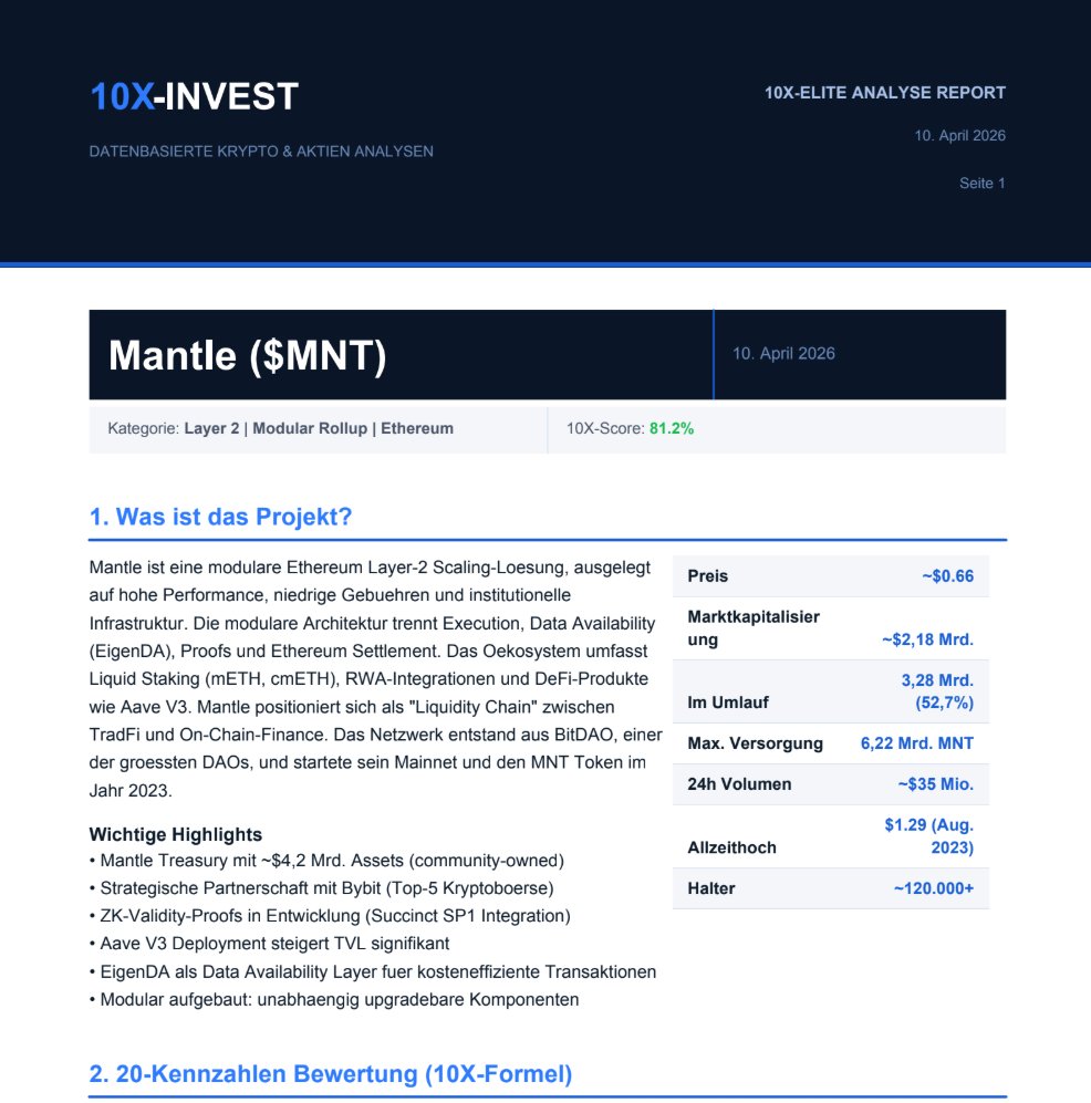 Beispiel: 10X Analyse-Reports als PDF